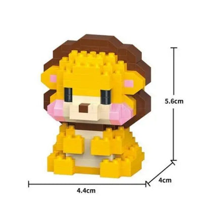 Insect Micro Animals Pet Cats Dog Building Blocks 3D Diamond Model BEE Snail Brick City Construction Toy for Children Kid Gift