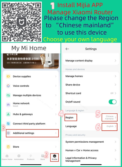 Xiaomi Router BE3600 WiFi 7 Dual-Band Qualcomm quad-core Gaming Acceleration 3570Mbps Dual WAN LAN Mesh Network Repeater VPN