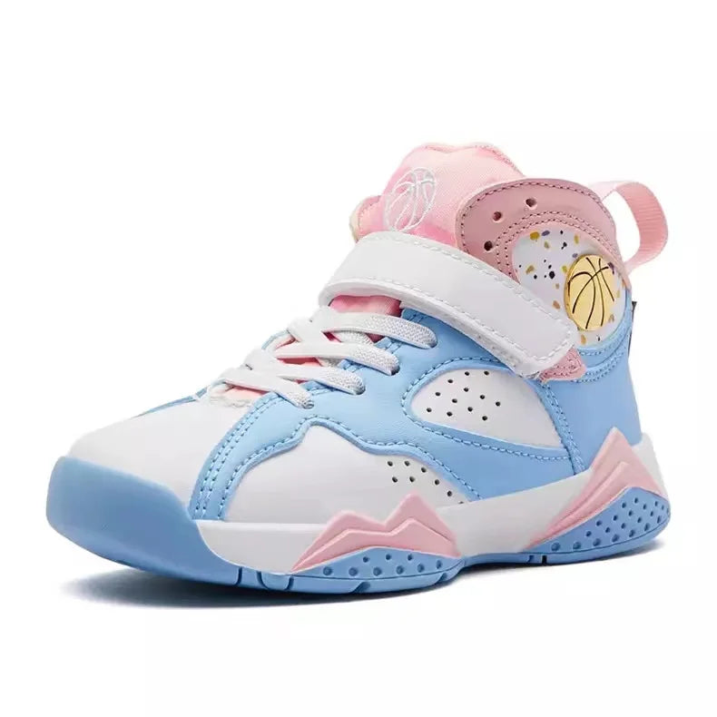2025 Children's Basketball Shoes for Boys Non-slip Breathable Comfortable Sport Shoes Boys Outdoor Training Basketball Sneakers