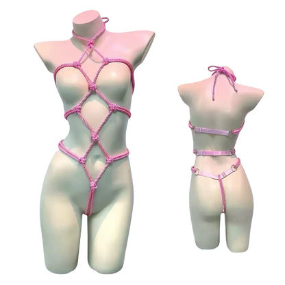 Women’s Rope Body Harness Belt  BDSM Bondage Lingerie Adjustable Chest Straps Fetish Intimate Adult Products Sex Toy Clothing
