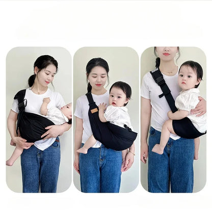 Adjustable Baby SlingOne Shoulder Baby Carrier Lightweight Breathable Mesh Baby Sling Portable Baby Carrier for Newborn Toddler