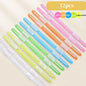 12pcs Binding Clips Strip Kawaii 2 Hole Loose Leaf Clips A4 Paper Fasteners DIY Scrapbook File Folder Notebook Accessories