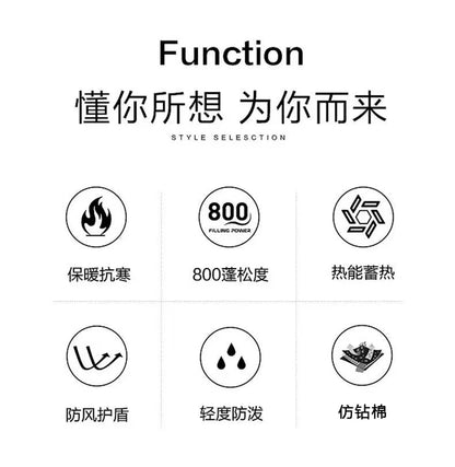 Men's Fashion Windbreaker Parka Coat Male Jacket Autumn Winter Overcoat Windproof Casual Warm Hombre New Streetwear Outdoors