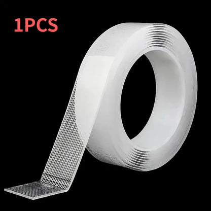 1pc Ultra-strong Double-sided Adhesive Nano Tape, Clear Removable Waterproof Extra Strong Sticky Strip, Heavy-duty Two Side Tape