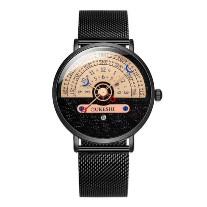 Fashion Mesh Band Men Business Watches Calendar Quartz Wristwatches For Mens Clock Reloj Hombre