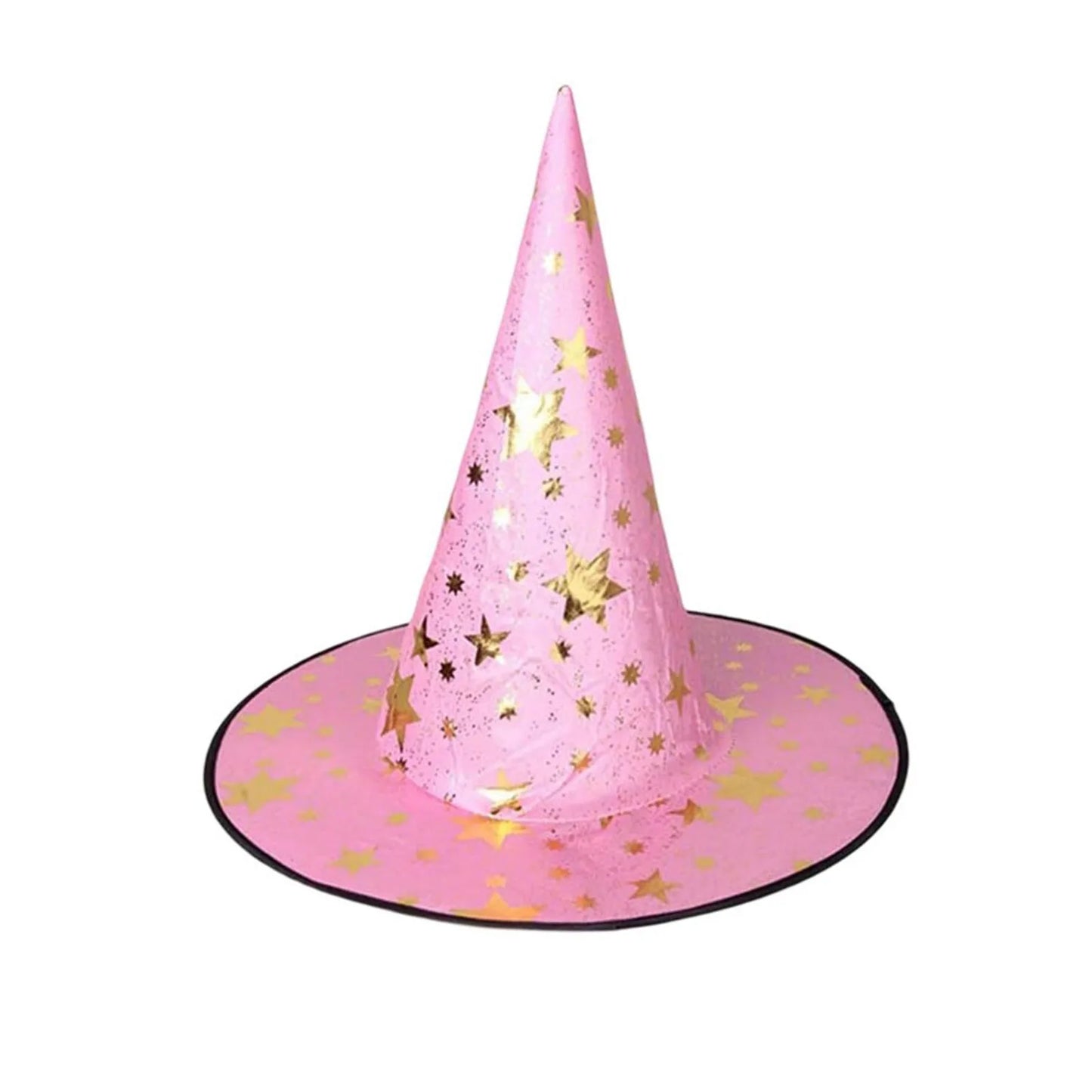 Halloween Hat Children Adult Masquerade Dress Up Magician Bronzing Wizard Pentagram Hat Halloween Party Witch Hat Favor