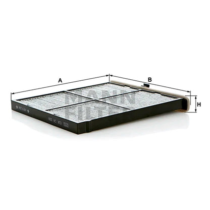MANNFILTER CU24009/CUK24009/FP24009 Cabin Air Filter Fit MAZDA 3 CX-5 CX-4 Atenza MAZDA CX-8 KD4561J6X 9A KD45-61-J6X GV9B61J6X