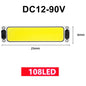 2~1PCS Ultra-bright LED Light Source with Switch Chip Reading Night Light 12-90V Interior Light Ceiling Lamp Car Camper Boat