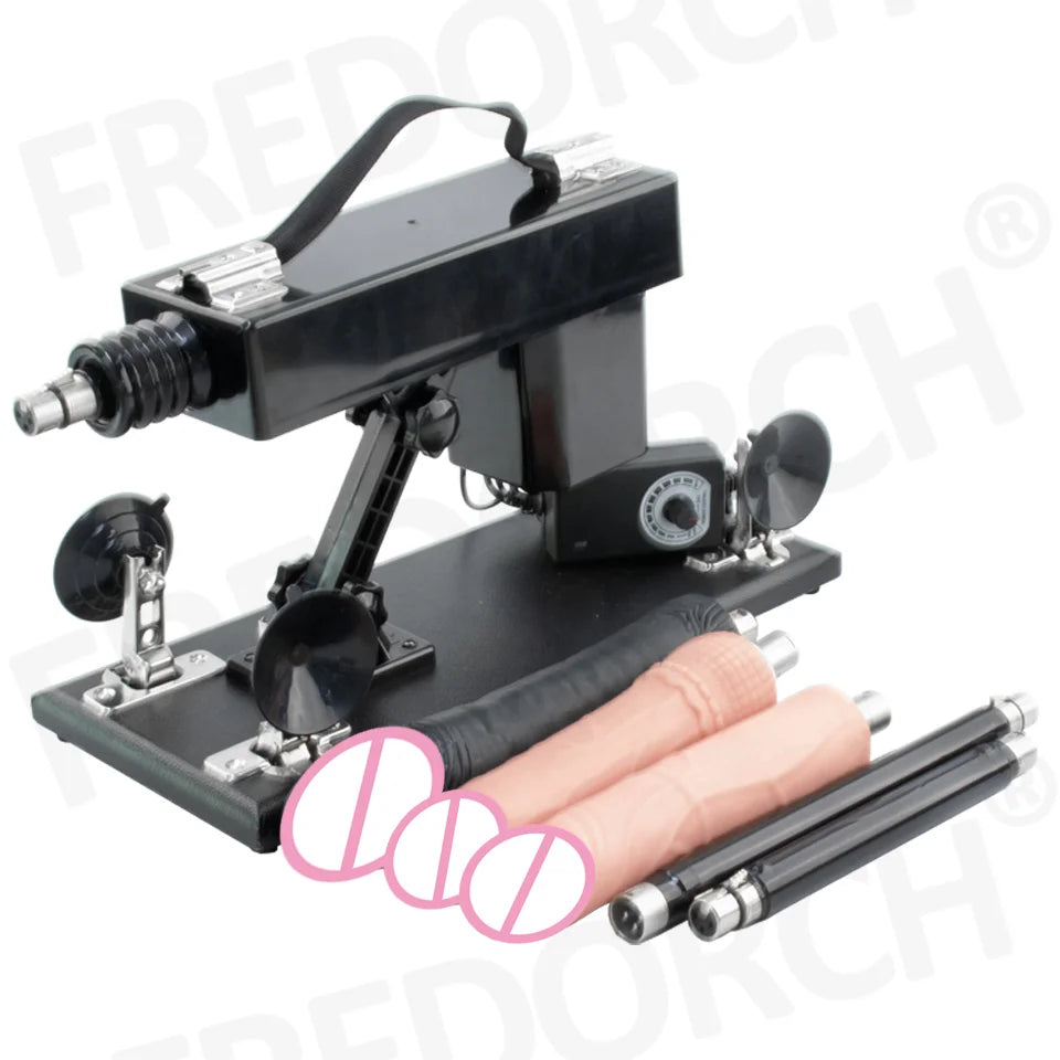 FREDORCH Upgraded Sex Machine for Women with Dildos Automatic Masturbation Machine Pump Gun Love Machine Couple Sex Toys