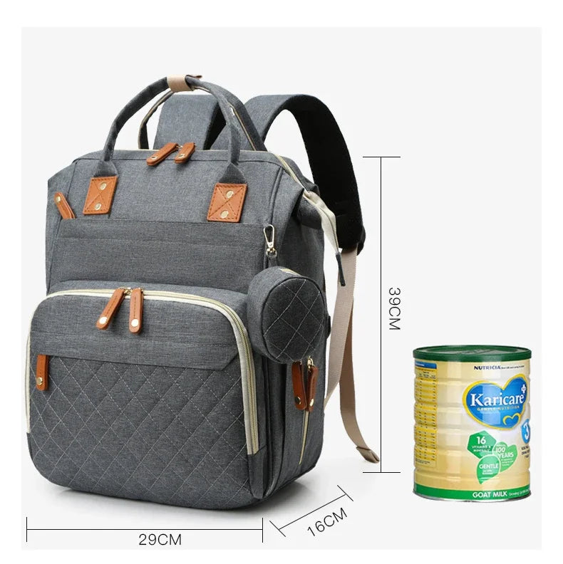 USB Mummy Bag Diaper Bag Baby Care Large Capacity Mom Backpack Mummy Maternity Wet Bags Waterproof Baby Pregnant Nappy Backpack