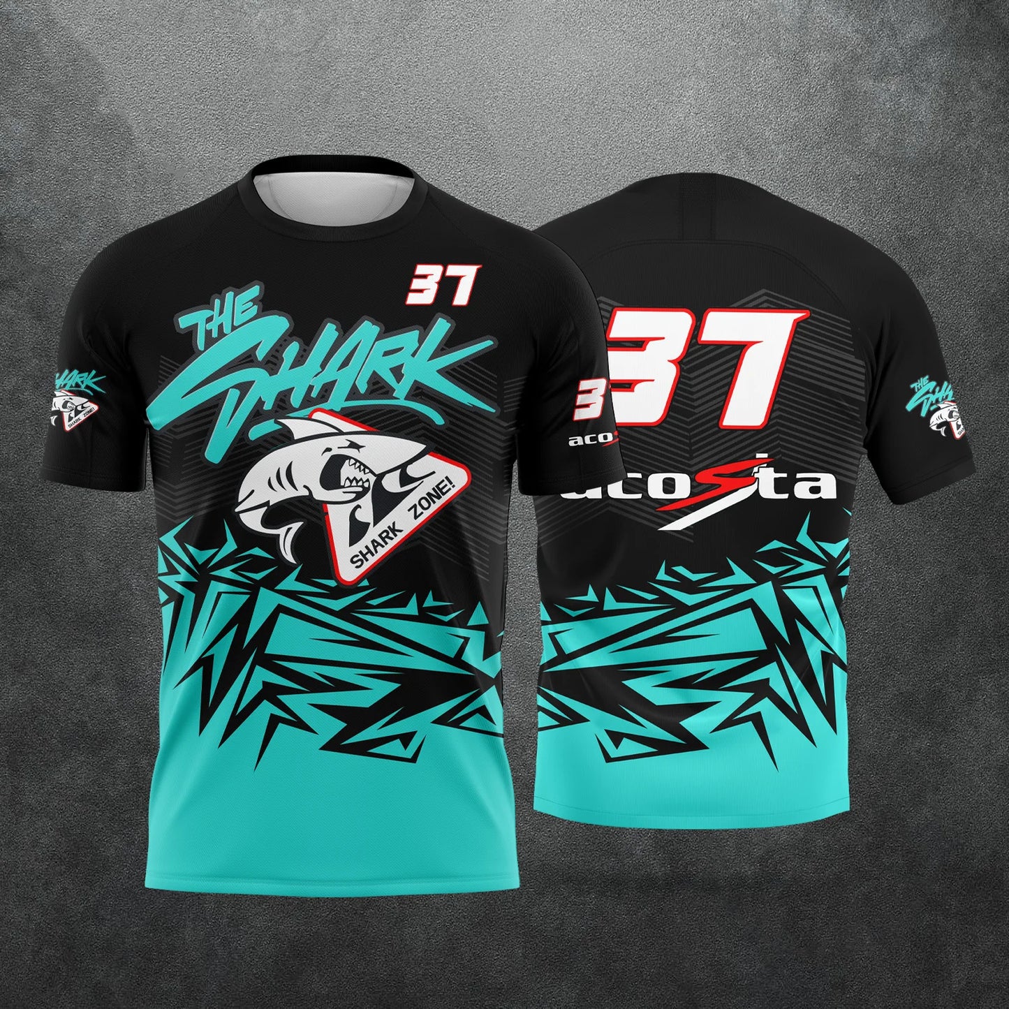 2026 Pedro Acosta 37 Fan T-Shirt The Shark Motorcycle Rider Graphic Tee Unisex Summer Casual 3D Print Shirt