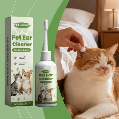 Pet Care Ear Drops Gently Cleaning Earwax Eliminating Odors Reducing Mite Infection Relieve Itching and Discomfort Pet Ear Fluid