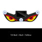 Solar Demon's Eye Car Lights Dynamic Expression Led Light Ambience Lamp Decoration Rechargeable Warning Lamps with Suction Cups