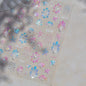 Shiny Blowing Bubble Nail Decorations Stickers 5D Shell Light Love Cat Bubble Transfer Slider Sticker DIY Summer Manicure Decals