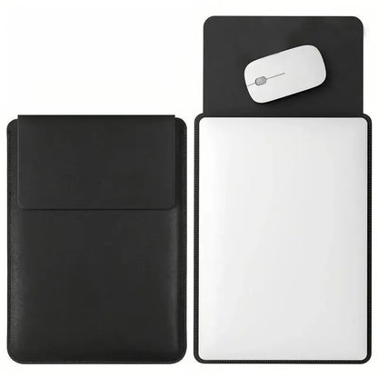 14-16 inch PU Leather Laptop Sleeve Bag Protective Case Cover Laptop Sleeve Case for MacBook Air 15 2023-2025 Pro 16 2021-2024