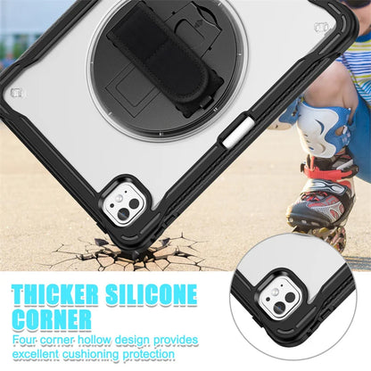 For iPad Pro 11 12.9 13 inch 2024 Case Shockproof Cover iPad Air 11 4th 5th 10 10th 10.9 10.2 9/8/7th 11th Generation Case+Strap