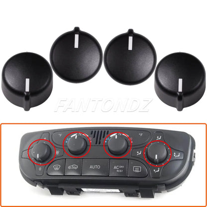 For Mercedes C-Class W203 C320 C240 C230 2038300685 A2038300685 Climate Air Conditioner Control Button Knob 4Pcs
