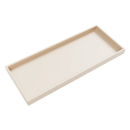 Bathroom Counter Tray Silicone Bathroom Vanity Tray Soap Dispenser Tray Countertop Storage For Dressing Tables