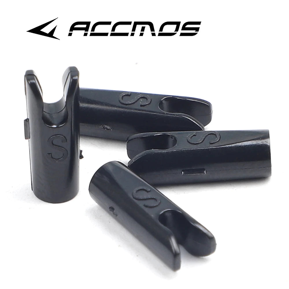 60pcs DIY Plastic Arrow Pin Nocks Size L And Size S For ID4.2mm ID6.2mm 3.2mm  Arrow Shaft Archery Accessory
