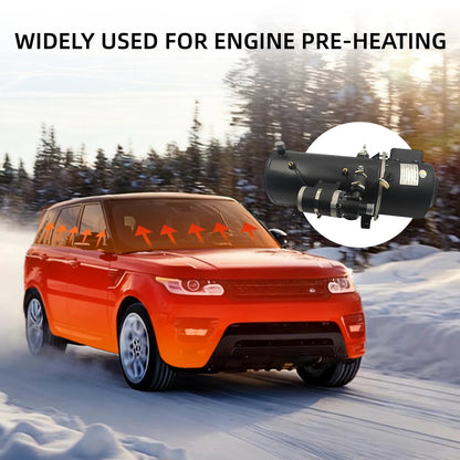 SIHAO 5KW 16.3KW Liquid Fuel Parking Heater Vehicle Auxiliary Heater Engine Startup Cabin Heating Windshield Anti-Frost Unit