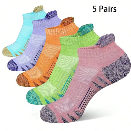 5 Pairs Men Summer Socks Trendy Fashionable Simple Versatile Men Ankle Socks Comfortable Lightweight Breathable Casual Socks