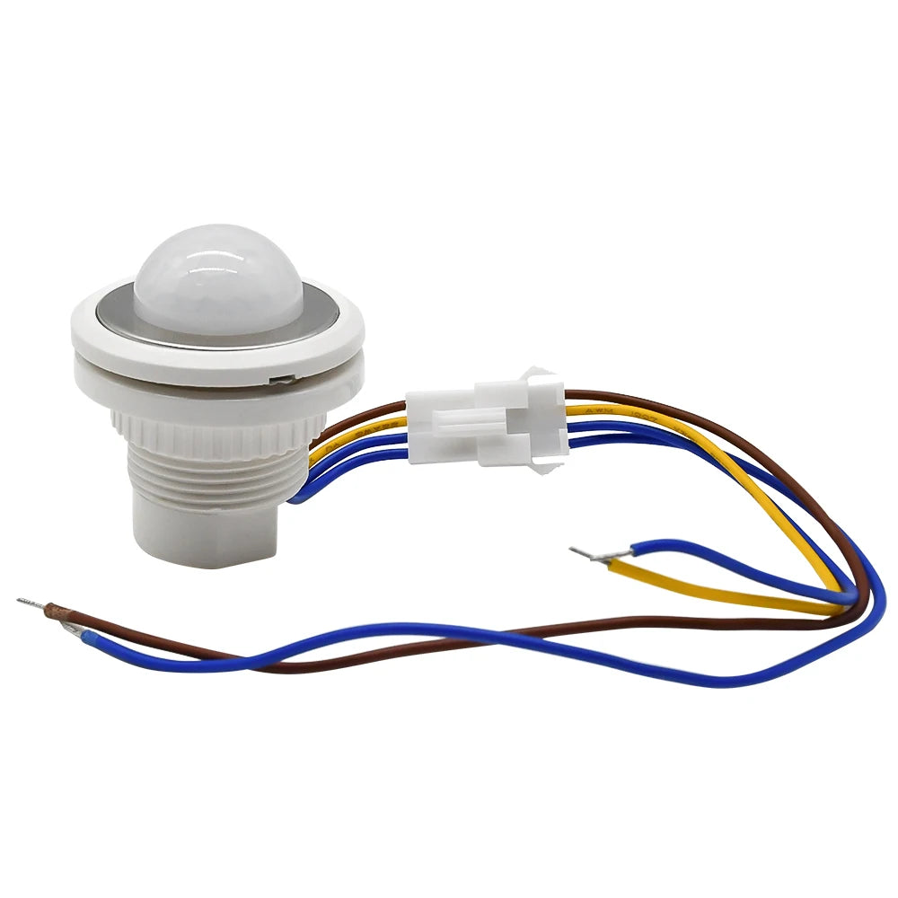 Mini Motion Sensor Light Switch 110-220V PIR Sensor Smart Detection Time Delay Adjustable Infrared Induction Detector