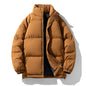 Winter Parka Men Brown Thick Warm Jackets Big Size 6xl 7xl 8xl Oversize Cotton Padded Windbreaker Outwear Waterproof Loose Coats