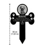 Personalized Pet Memorial Cross Stake, Custom Name & Date,Lawn Decor,Sympathy Present For Grieving Pet Owners,Pet Loss Keepsake
