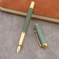 Metal 322 Fountain Pen Frosted Green Ink Pen Iridium Nib Stationery Office School Supplies Writing