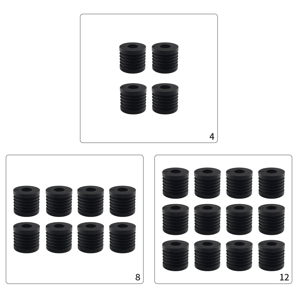 Anti Vibration Feet Pad For Bambu Lab X1/X1C Anti-slip Anti-Shock Rubber Foot Pad For bamboo Bambulabs P1P/P1S 3D Printer