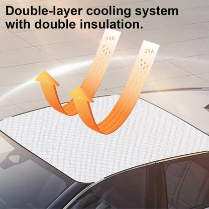 Sunroof Cover for Snow Car Sleeping Accessories Waterproof Overnight Sunroof Shade for Sedans SUVs Car Sleeping Camping Road