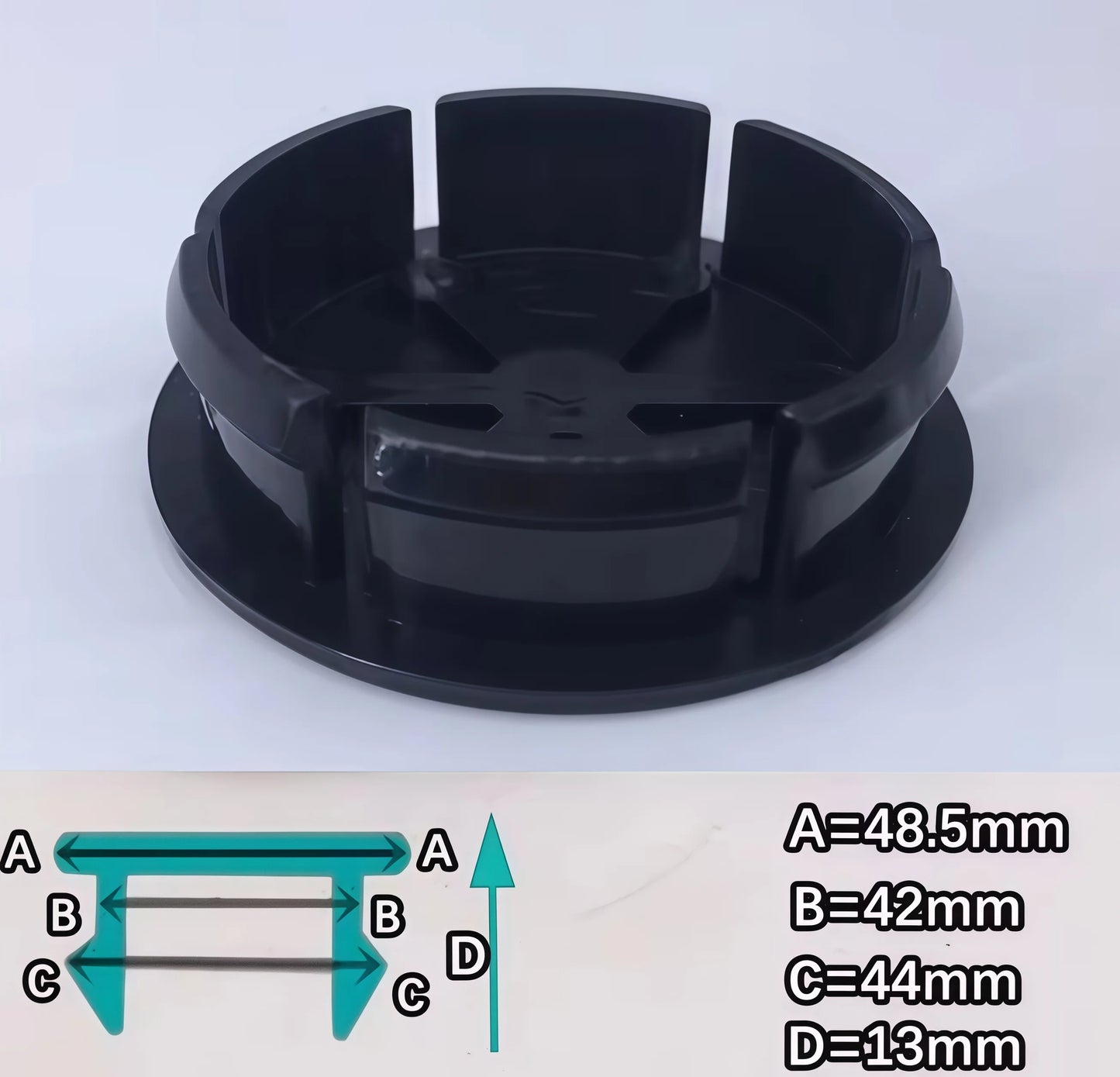 4Pcs 48.5mm 49mm 50mm 56mm 60mm 65mm 68mm Universal ABS Wheel Center Cap Wheels Tyre Car Wheel Center Cap Set Vehicles Cover