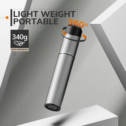 Cordless Laptop Vacuum Cleaner Portable USB Rechargeable Car Vacuum Mini & Cool Model-X（Aluminum Alloy）