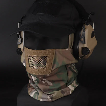 Airsoft Mask for Men Tactical Mask Headgear Full Face Protection Knight Headwear for Paintball Hunting Sport