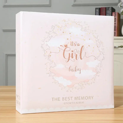 Baby Photo Album Growth Record Photo 6-inch Collection Writable 200pcs Photos Album Large Capacity Paper Core Bag Souvenir Album