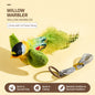 Bird Sound Cat Toy Brown Green Blue Color Options and Combination Set Plush Feather Hanging Teaser for Indoor Cats Chasing Play