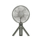 XIAOTREE Portable Handheld Rechargeable Fan LED Digital Display 180°Adjustable Rechargeable Fan 4 Speed Wind Camping Tripod Fan