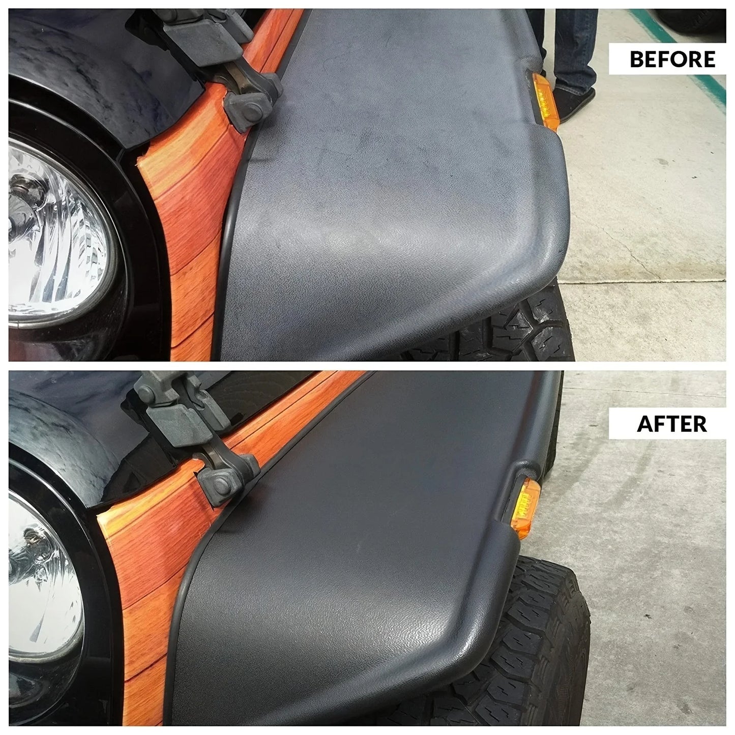 Car Plastic Restorer Back To Black Gloss Auto Interior Leather Panel Clean Renewal Wax Coating Agent Auto Polish Repair Coating