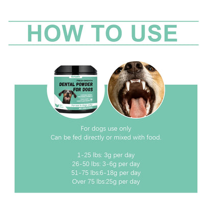 Fresh Breath Dental Powder Reduce Tartar Plaque Eliminate Bad Odor Support Gum Health Mint Flavor Gentle Teeth Cleaning Powder