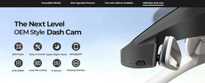 Mangoal 4K Dash Cam GPS WiFi & APP For Volkswagen Tiguan Gen2 AD BW Dash Car Camera 2018-2024 Plug and Play