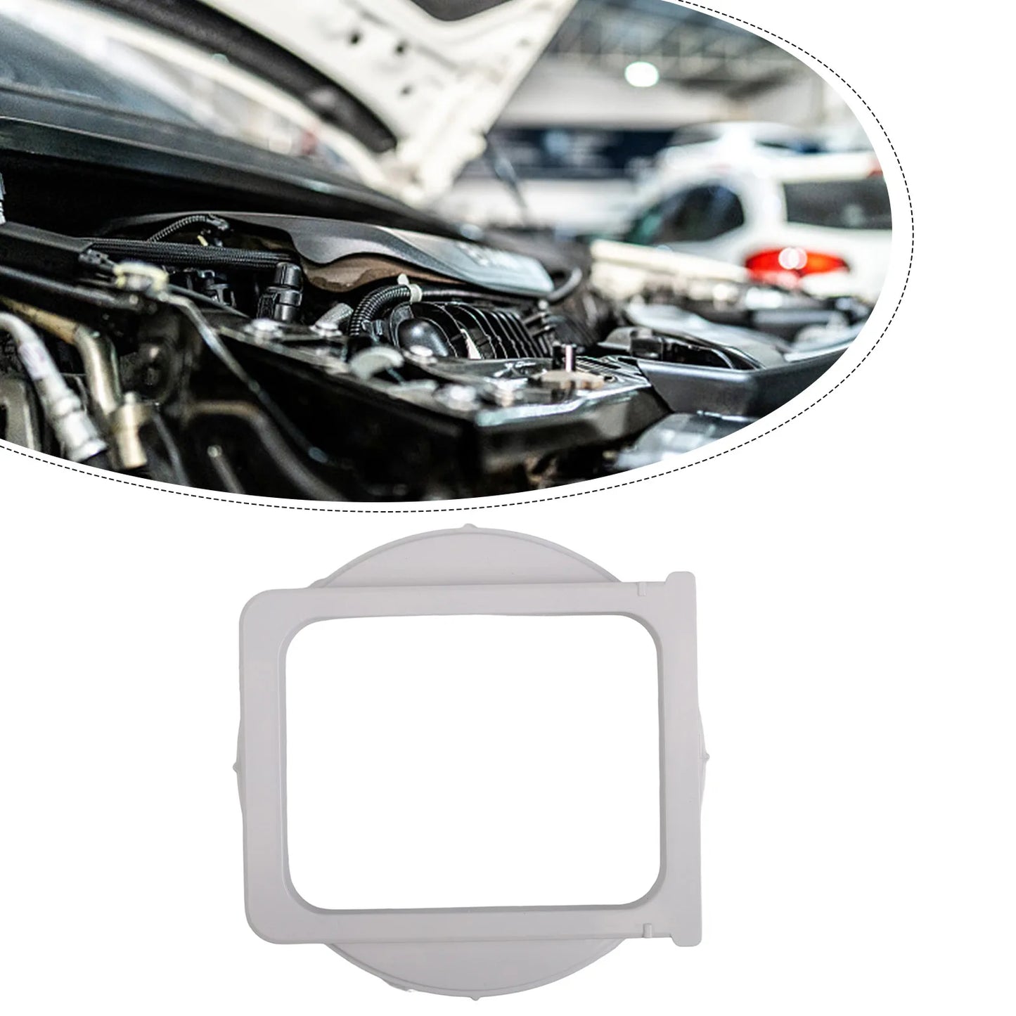 For Comfee Portable Air Conditioner Hose Adapter with Square to Round Interface 5 9 Inch Diameter Exhaust Pipe Body Connector