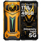 Phone robust DOOGEE S200 Ultra 5G AI 6,72 "Dimensity 7400 48 Go RAM (12 36) 1 To ROM battery 11000 mAh Android 15 NFC Smar
