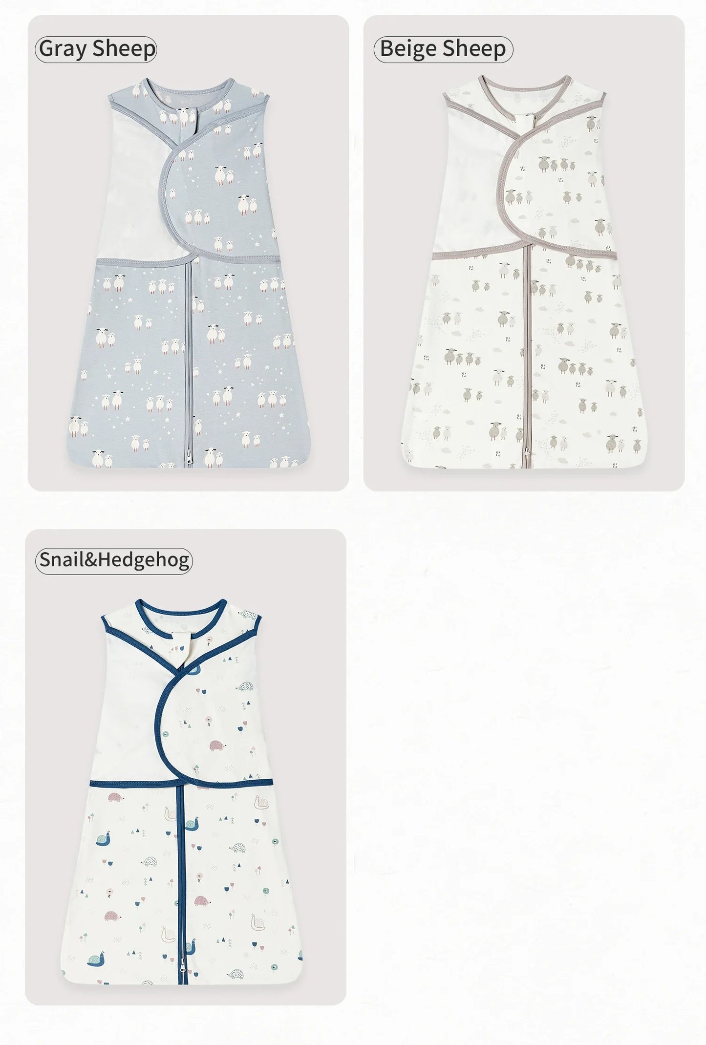 Baby Sleeping Bag For Newborn Sleep Aid Thin Soft Cotton Boys Girls Wrap Sleepwear Adjustable Breathable Baby Swaddle Blanket