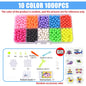Handmade Magic Water Fuse Beads Creative Beads DIY Art Crafts Toys Magic Water Sticky Beads Sensory Toys Set with Accessories