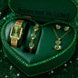 6PCS Elegant Rectangle Women Quartz Watch Rhinestone Jewelry Set Ladies Wristwatches Reloj Mujer（Without Box）