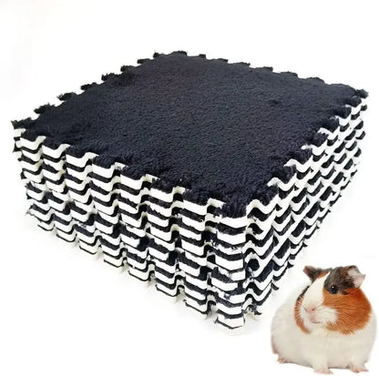 4/10Pcs Rabbit Guinea Pig Cage Liner Small Pet Items Waterproof Anti Slip Bedding Mat Highly Absorbent Pee Pad For Pet SleepMat