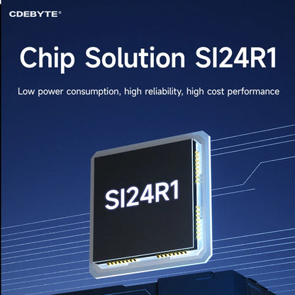 CDEBYTE E01C Series nRF24L01+ 2.4GHz Si24R1 RF Wireless Transfer SPI Module 100mW 20dBm 2.5km Long Range PA+LNA With Antenna