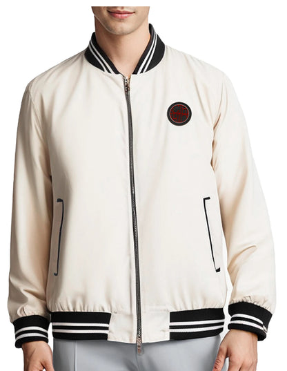 Men's Jacket O Neck Zipper Design Baseball Jackets Pocket Casual Tops Fashion Men Coats Outwear Autumn Winter Loose Jackets