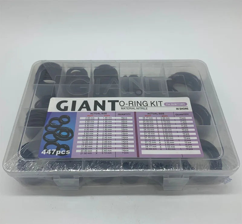 O-Ring Repair Box  Excavator Sealing Ring CarterPILLAR Komatsu PC Hitachi EX Kobelco SK Sany  SY Doosan Modern 90 NBR
