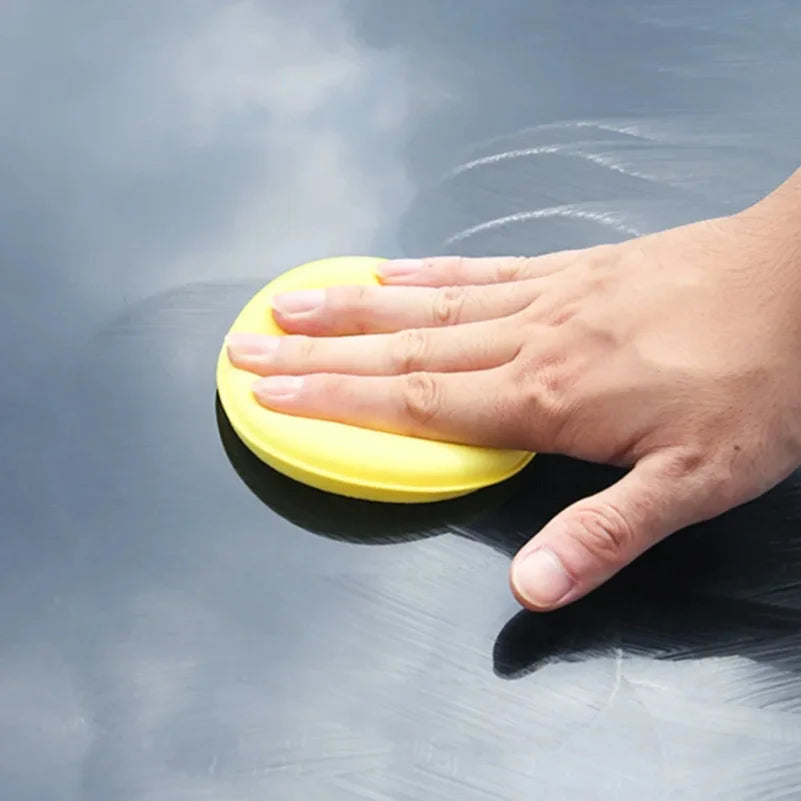 60-12PCS Car Waxing Polish Wax Foam Sponges High Density Detailing Applicator Pad Soft Sponge Detail Washing Car Cleaning Tool